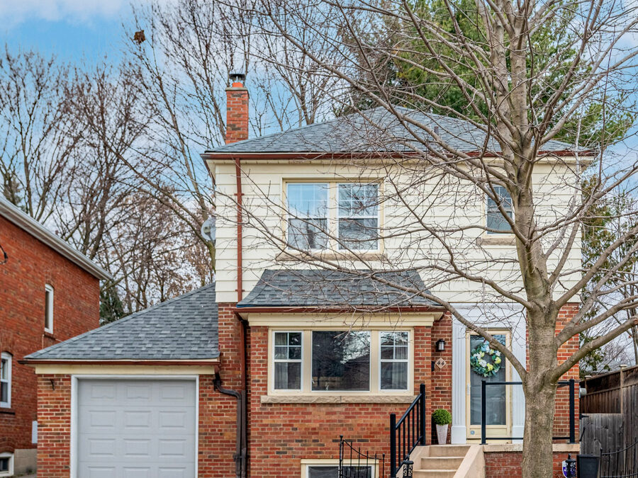 Detached two-storey home at 44 Parkview Hill Crescent, East York, Toronto