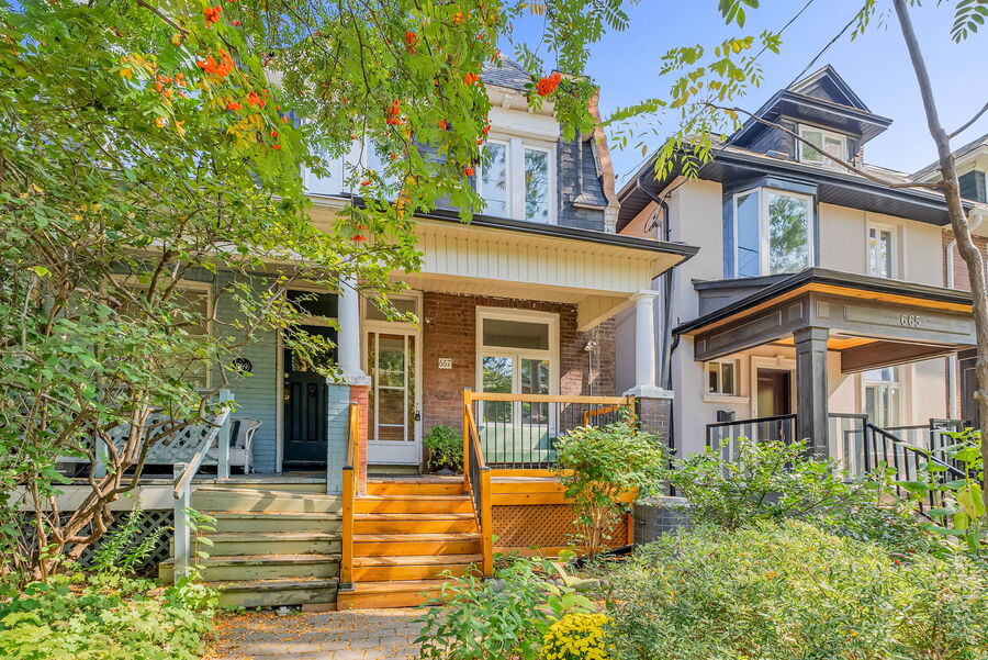 667 Shaw Street exterior - sold and featured in The Globe and Mail